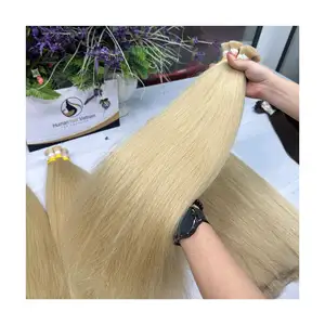 Wholesale Top Quality Blonde Bulk Hair Products For Natural Human Hair Extension 100% Vietnamese Raw Human