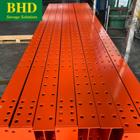 Palettes en acier robustes de haute qualité, couleur personnalisable, certifiées CE, capacité de 1500 kg, rayonnage cantilever pour entrepôt