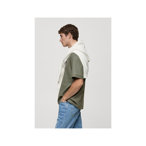 เสื้อยืดเปล่าไซส์ใหญ่พิเศษ ผลิตจากผ้าฝ้ายพรีเมียมที่ผ่านการซักแล้ว ทรงโอเวอร์ไซส์ และมีจำหน่ายสำหรับการสั่งทำส่วนตัว - Product Image 5