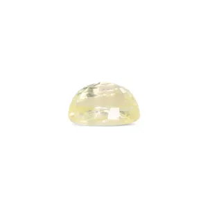 Saphir Jaune Naturel de 3,14 Carats (Pukhraj) - Pierre Précieuse Facettée Taille Émeraude - Product Image 2