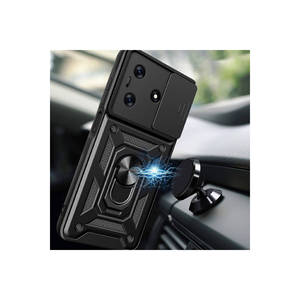 เคสซิลิโคนแบบแม่เหล็ก Netzy A34/A3S/A55 สำหรับ Tecno Spark 10C ป้องกันกล้อง ฝาปิดแบบเลื่อน กันกระแทก รุ่น Vega - Product Image 3