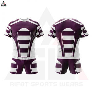 Uniforme de Rugby con Estampado Digital Personalizado para Bebés y Niños Pequeños - Antibacteriano, Transpirable, de Secado Rápido, 100% Poliéster, Servicios OEM - Product Image 5