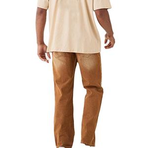 Pantalones Vaqueros de Algodón con Lavado Ácido, Corte Regular, Personalizados, Venta al Por Mayor, Precio de Fábrica, Moda Urbana, Jeans para Hombre - Product Image 3