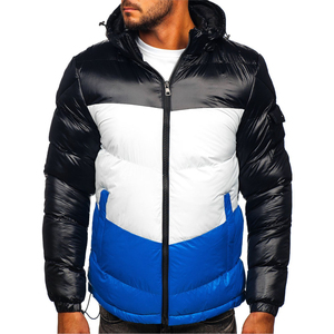 Veste matelassée classique pour homme offrant une isolation thermique, un design durable et une protection confortable pour une utilisation en extérieur en hiver - Product Image 2