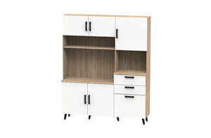 Meuble de cuisine moderne Furnizone, design personnalisé, à monter soi-même, 2119, en panneaux de particules et matériaux composites - Product Image 2