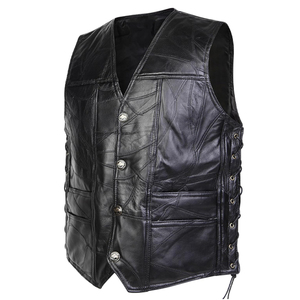 Allover Chaleco estampado 1000% Chaleco de cuero poliéster Chaleco de cuero al por mayor - Product Image 4