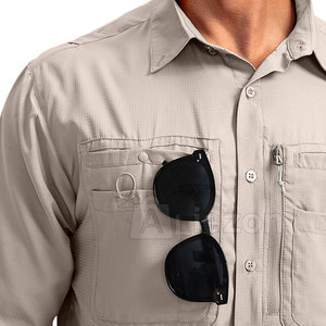 T-Shirt de pêche Offre Spéciale pour hommes T-Shirt de pêche léger personnalisé en tissu de protection solaire pour vêtements de plein air - Product Image 4