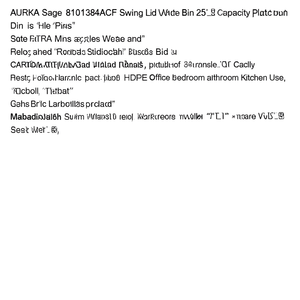 Pattumiera (25Lt) couvercle basculant AURORA Salvia 8101384ACF - Product Image 2