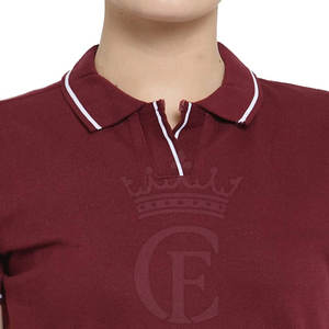 Cómodo Tallas grandes Mujer Casual para Polo Camisa Ropa de punto transpirable a precio razonable Teñido en varios colores - Product Image 6