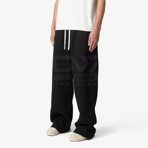 Pantalones holgados de gran tamaño de lana de Color sólido a precio barato de Pakistán, pantalones casuales cómodos de alta calidad para hombres - Product Image 2