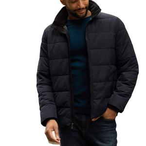 Ventes en gros de fabricants personnalisés de vestes matelassées en nylon à bulles pour hommes, vestes d'hiver avec capuche amovible, vestes matelassées réactives à la chaleur - Product Image 1