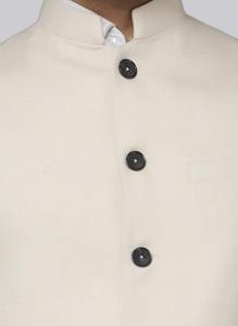 Direct Factory Supply <b>Cream</b> <b>Mens</b> Waist Coat Classic Design <b>for</b> Corporate Events Banquets Ceremonies and Professional Wear - Product Image 2