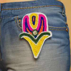 Accessoires de traitement de vêtements de haute qualité Patchs perlés de concepteur Embellissements pour la décoration de la maison Qualité d'exportation - Product Image 6