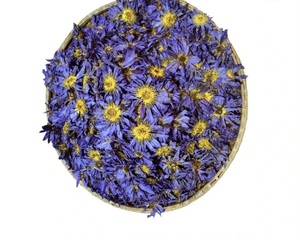 Thé aux fleurs de lotus bleu égyptien biologique séché |   Fleurs entières de Nymphaea Caerulea |   Thé au lotus bleu premium |   Vente en gros - Product Image 2