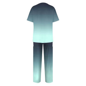 Combinaisons médicales unisexes personnalisées de haute qualité gommages pour hôpitaux d'été évacuant la transpiration sublimés pour infirmières et médecins - Product Image 3