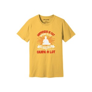 100% Cotton T-Shirt with Buddha Themes Print Casual Style 12 Color Options 160-180 Heavy GSM Customizable Design Placement - Product Image 4