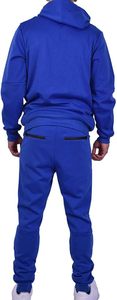 Chándales de algodón 100% para hombre de alta calidad de fabricación profesional, entrenamiento de gimnasio, ropa deportiva cómoda de invierno con capucha y cremallera - Product Image 4