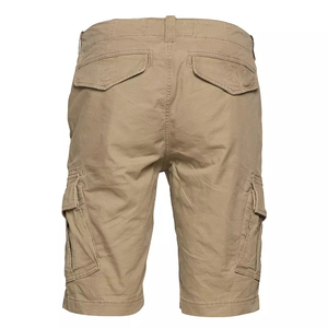 New Arrival Wholesale Men's Solid Color <b>Cargo</b> <b>Short</b> Mid Waist Button Fly 100% Cotton Casual Anti-Wrinkle Breathable <b>Cargo</b> <b>Shorts</b> - Product Image 2
