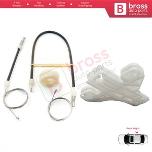 BWR5323 Juego de reparación de regulador de ventanilla eléctrica puerta trasera derecha para Toledo MK3 5P2 2004-2009 Altea 5P1 XL 5P5 5P8 Bross Auto Parts - Product Image 3