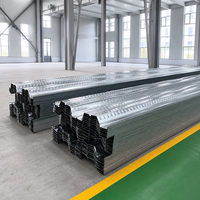 Profilé ouvert en métal galvanisé pour plancher de coffrage permanent, construction de dalles, longueur sur mesure