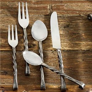 Luxury <b>Silver</b> Metal Flat <b>Light</b> Hammered With Yellow & White <b>Shade</b> Handle Cutlery Stainless Steel Cutlery Flatware Set - Product Image 5