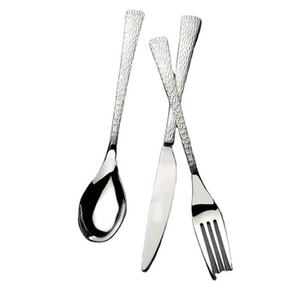 Ensemble de couverts haut de gamme en acier inoxydable au design moderne, parfait pour les couverts de salle à manger et d'ustensiles de cuisine de qualité supérieure - Product Image 1