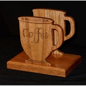 Porte-mouchoirs décoratifs en bois dernier modèle pour la maison, le café et la salle de séchage Double forme de coeur, manguier, pin et bois d'acacia personnalisé - Product Image 3