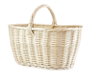 Meilleure vente panier en rotin tissé à la main paniers en rotin ondulé rangement de cuisine pour accessoires de maison - Product Image 1
