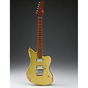 Guitare électrique SBS Jumbo à 6 cordes avec manche en érable flammé torréfié, frettes en acier inoxydable, tremolo Floyd Rose et micros humbucker Alnico II - Product Image 6