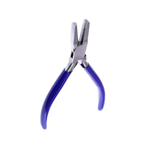 Pince en acier inoxydable personnalisée pour la fabrication de bijoux Poignée en PVC bleu Outils à main Cutter avec fil Durable et professionnel - Product Image 1