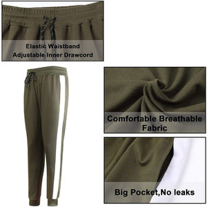Chándal atlético de 2 piezas con patrón sólido para hombre, chándal deportivo con cremallera completa, deportivo informal para maternidad, respetuoso con el medio ambiente - Product Image 4