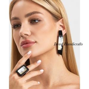 2024 nueva llegada Premium Natural Buffalo cuerno pendiente hecho a mano estilo Animal Qty cuerno pendiente para niñas y mujeres - Product Image 3