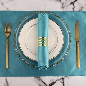 Anneaux de serviette décoratifs multicolores Matériau de haute qualité pour mariage, anniversaire et tout autre cadeau d'occasion - Product Image 1