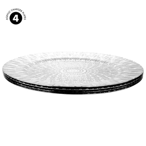 Assiette de chargeur de couleur argentée de forme ronde de qualité supérieure idéale pour les mariages et les événements Dessert et assiette de chargeur de nourriture sûre - Product Image 6