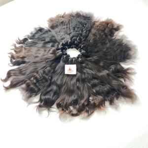 Extensions de cheveux humains de couleur naturelle pour femmes, indiens vierges de qualité Remy, 100% - Product Image 2