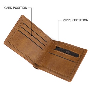 Petit portefeuille en cuir avec porte-monnaie - Product Image 4