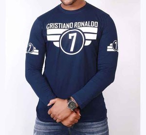 <b>Men's</b> New Fashion Quality Cotton Oversized Full Sleeve O-Neck T-Shirt Winter Clothing <b>Long</b> Sleeve T-Shirts from Bangladesh - Product Image 6