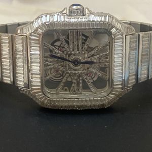 Venta al por mayor de relojes de lujo Moissanite | VVS Iced Out Skeleton Presidential Diamond Tester - Product Image 1