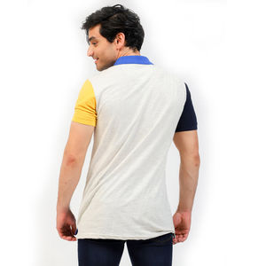 เสื้อโปโลสำหรับผู้ชายเสื้อโปโลปักลายชุดเครื่องแบบธุรกิจผ้าคอตตอนโพลีเอสเตอร์สีทึบออกแบบโลโก้ได้ตามต้องการ - Product Image 5