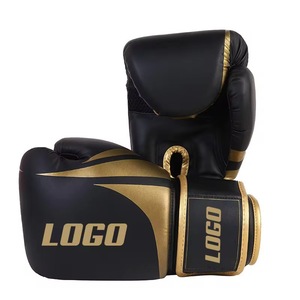 Gants de boxe professionnels en cuir PU avec logo personnalisé, résistants, 100% cuir, gants de boxe thaïlandais - Product Image 5