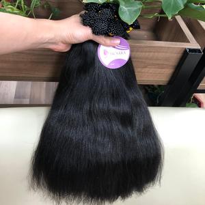 2023 Offre Spéciale extensions humaines double yaki bande de cheveux raides usine de cheveux vietnamiens raides - Product Image 5