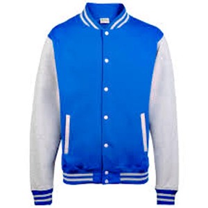 Custom Logo Loose-Fit Varsity <b>Baseball</b> <b>Jacket</b> <b>Men</b> Autumn Winter Worsted Fabric Letter Waterproof Breathable Polyester/Cotton - Product Image 1
