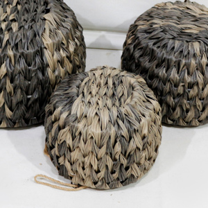 Artex Dong Thap Factory Jardinières suspendues faites à la main Pots décoratifs d'extérieur en jacinthe d'eau et jonc de mer Artisanat naturel - Product Image 2