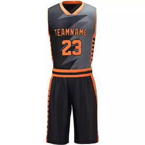 Uniforme de baloncesto de diseño personalizado, precio competitivo, buena calidad, secado rápido, 100% poliéster, uniformes de baloncesto a la venta - Product Image 5