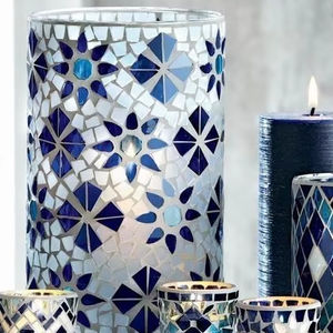 Mosaico de vidrio Diseño de hierro Mosaico Decoración para el hogar Maceta Antigua Maceta Diseño de mosaico Maceta - Product Image 1