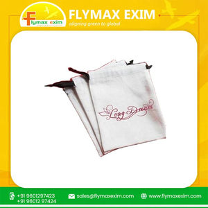 Bolsa de Algodón Puro con Cordón, Elegante y Ecológica con Logotipo, Bolsa de Compras Sostenible, Elaborada con Cuidado, a la Venta - Product Image 6