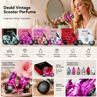 Deold OEM, logo personnalisé, marque privée, vente en gros, ensemble de parfums rétro métalliques multi-senteurs pour scooter, 30+50ml