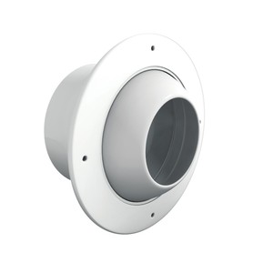 3JW 1639659003 VIM JDSP GR 160 Ventilador de ventilación de boquilla corta con conducto montado en registro mate RAL9003 - Product Image 1