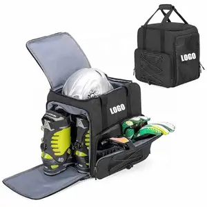 定制设计师标志滑雪板靴手提袋防水滑雪靴袋轮滑鞋袋空中旅行