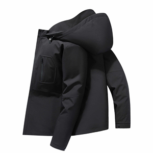 Chaqueta exterior impermeable con capucha para hombre al por mayor con función de prevención de aceite y suciedad chaqueta 2025 - Product Image 5